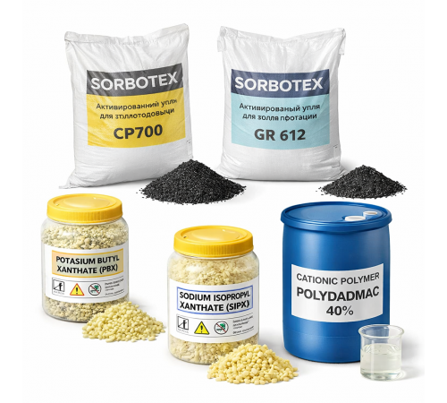 Активированный уголь для золотодобычи Sorbotex СP700