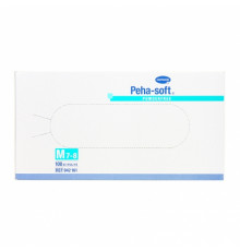 Перчатки peha-soft латексные без пудры нестерильные м